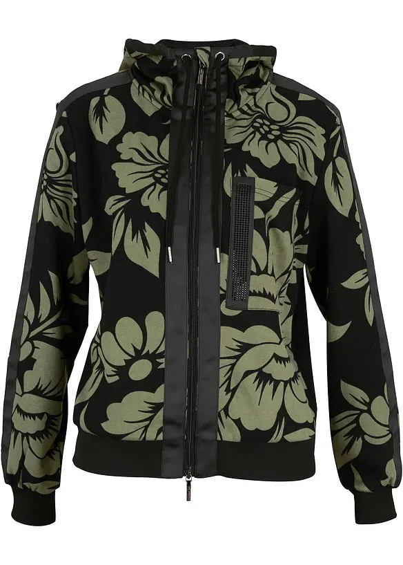 Sweatjacka med bomull, bonprix