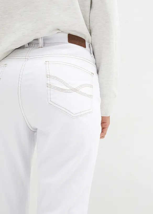 Stretchjeans Straight Mid Waist, bonprix