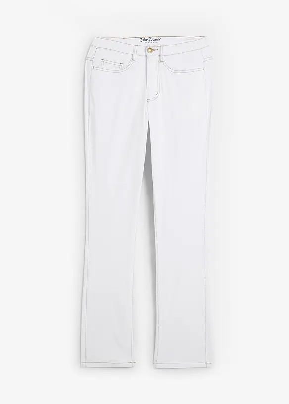 Stretchjeans Straight Mid Waist, bonprix