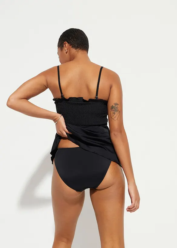 Smockad bandåtankini (2 delar), bonprix