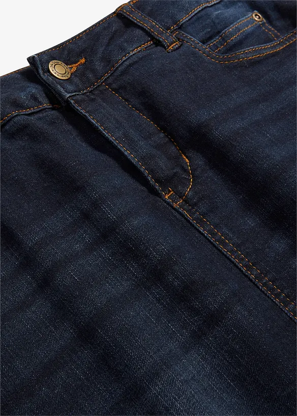 Stretchig jeanskjol, bonprix