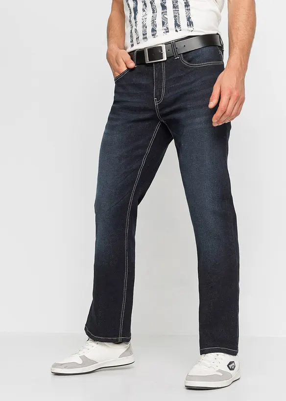 Regular Fit Stretch Jeans, Bootcut, bonprix