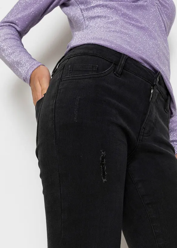 Skinny Jeans, Mid Waist, Stretch, bonprix