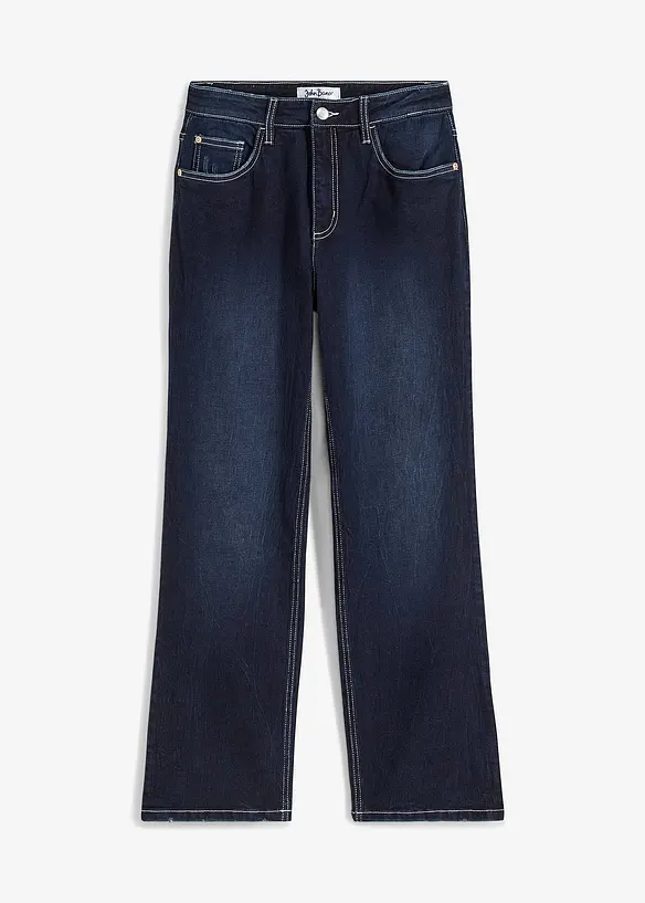 Straight Jeans, High Waist, Stretch, bonprix