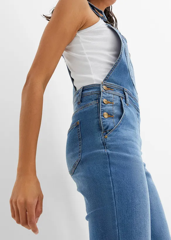 Jeanssnickarbyxa i boyfriendmodell, bonprix