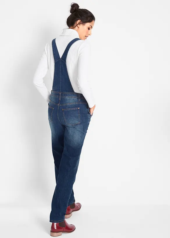 Jeanssnickarbyxa i boyfriendmodell, bonprix