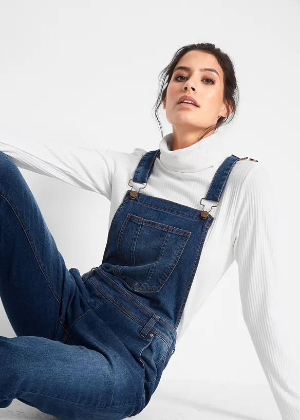 Jeanssnickarbyxa i boyfriendmodell, bonprix