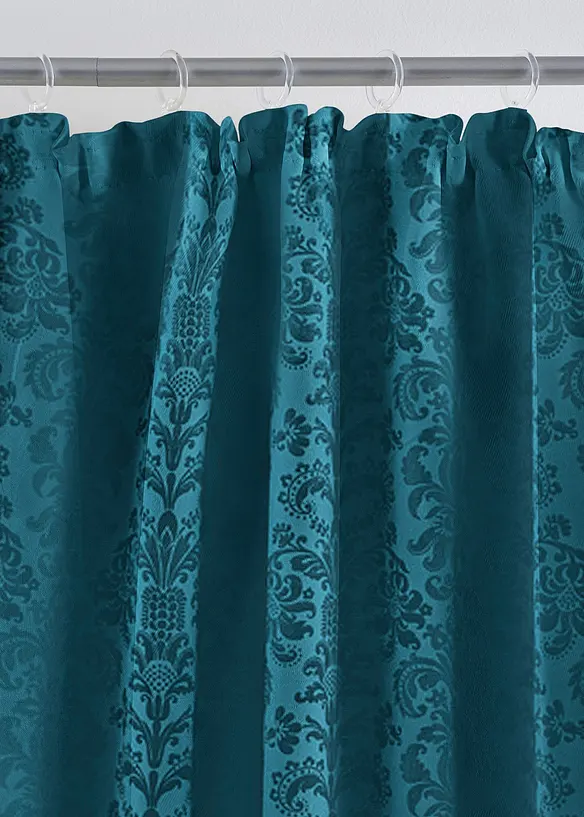 Mörkläggande gardinlängd i jacquard med termofunktion (1-pack), bonprix