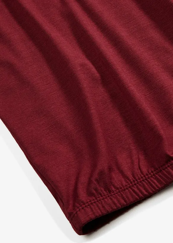 Oversizetopp i materialmix, bonprix