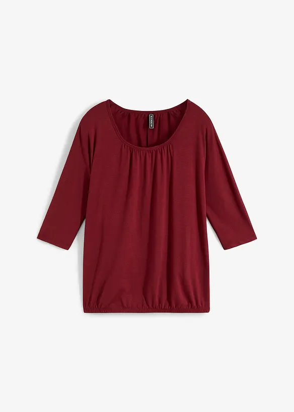 Oversizetopp i materialmix, bonprix