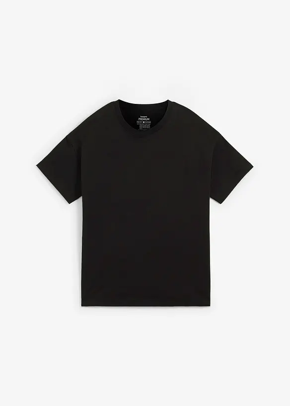 Oversizetopp i tung interlockjersey av ekologisk bomull, bonprix