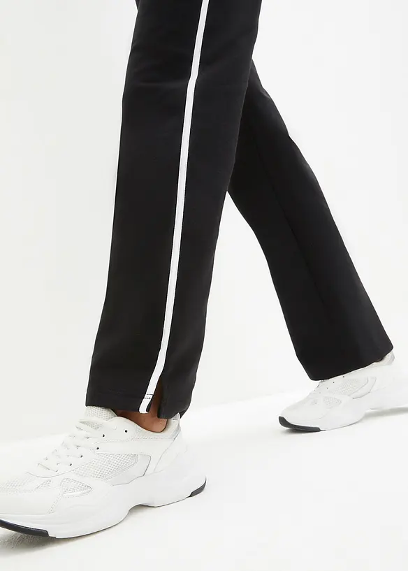 Joggingbyxa i kraftig ren bomull, (2-pack), bonprix