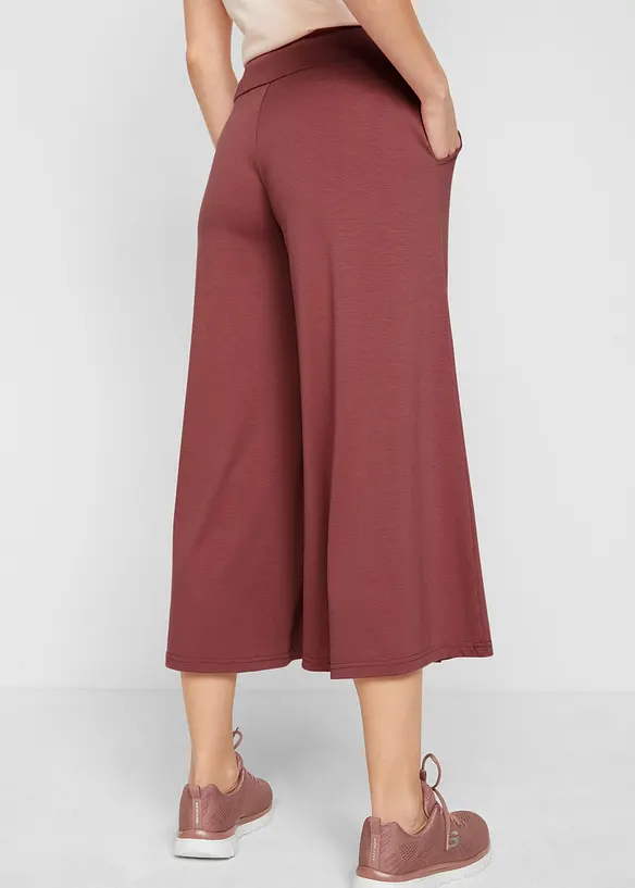 Loungeculotter med vida ben, bonprix