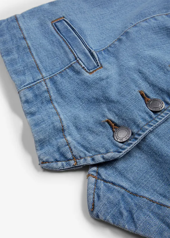 Stretchig jeansväst, bonprix