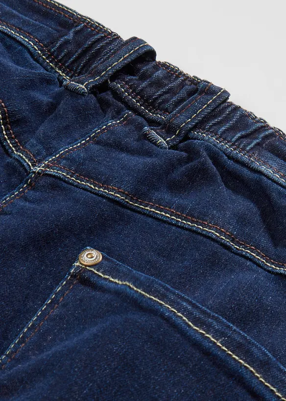 Wide Leg Jeans Mid Waist, med bekväm midja, bonprix
