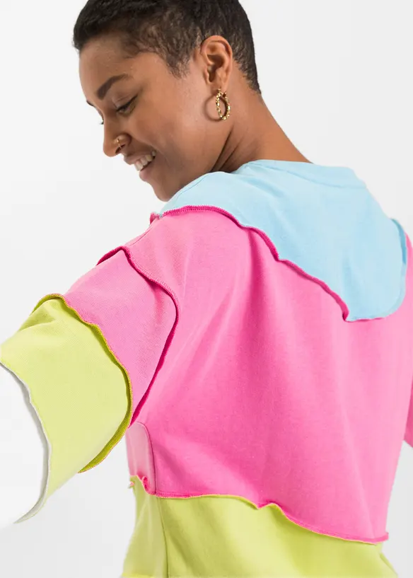 Sweatshirt i mjuk bomullsmix, bonprix