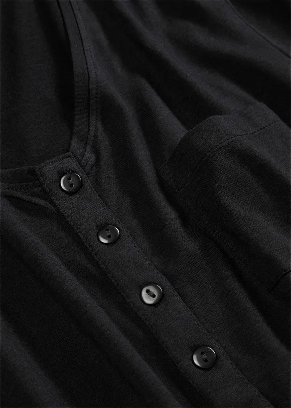 T-shirt i bomull och viskos, bonprix