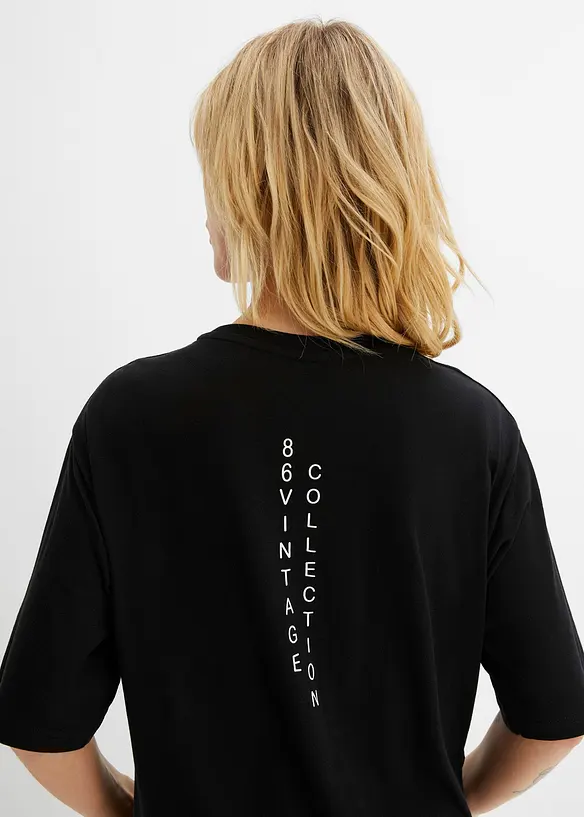 Oversizetopp i mjuk viskosmix, bonprix