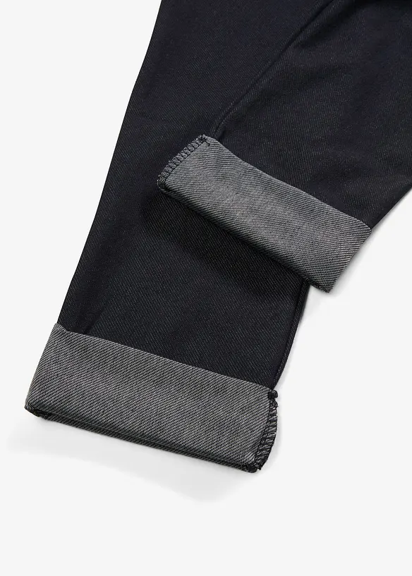 Leggings med jeanslook i bomullsmix, bonprix