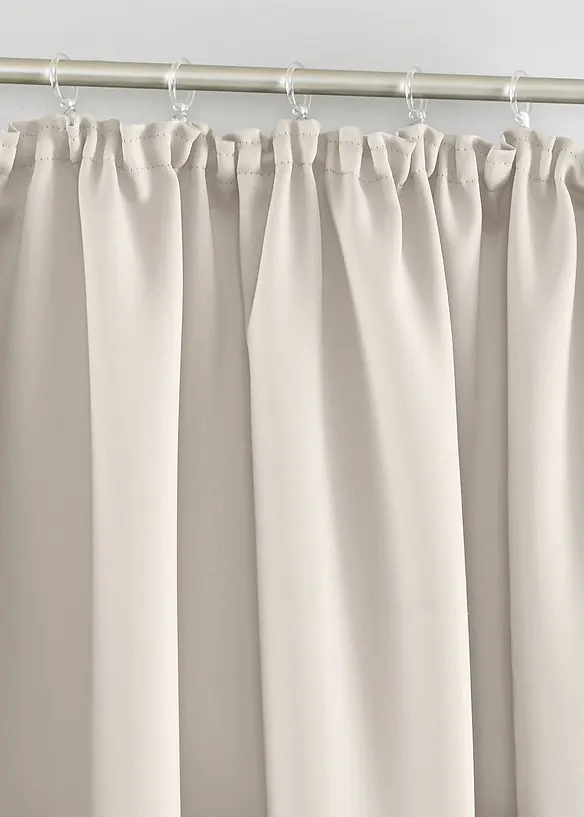 Mörkläggande gardinlängd, i flera storlekar (1-pack), bonprix