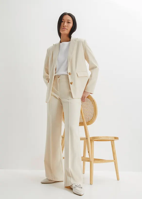 Avslappnad kavaj med återvunnen polyester, bonprix