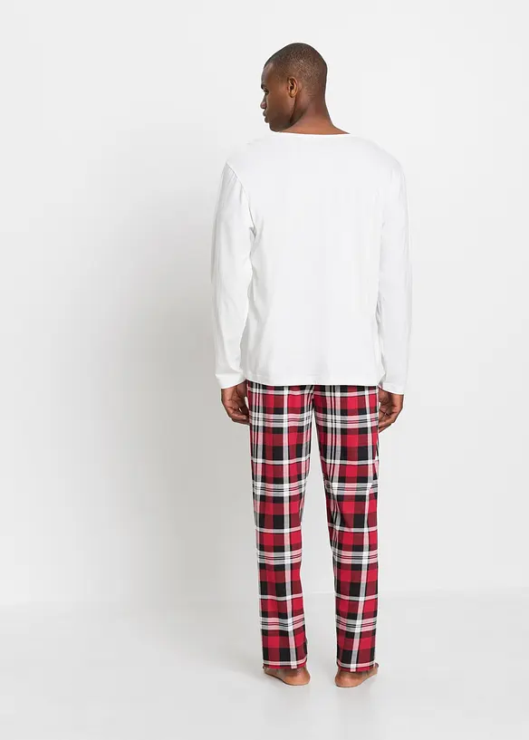 Långärmad pyjamas i ekologisk bomull, bonprix