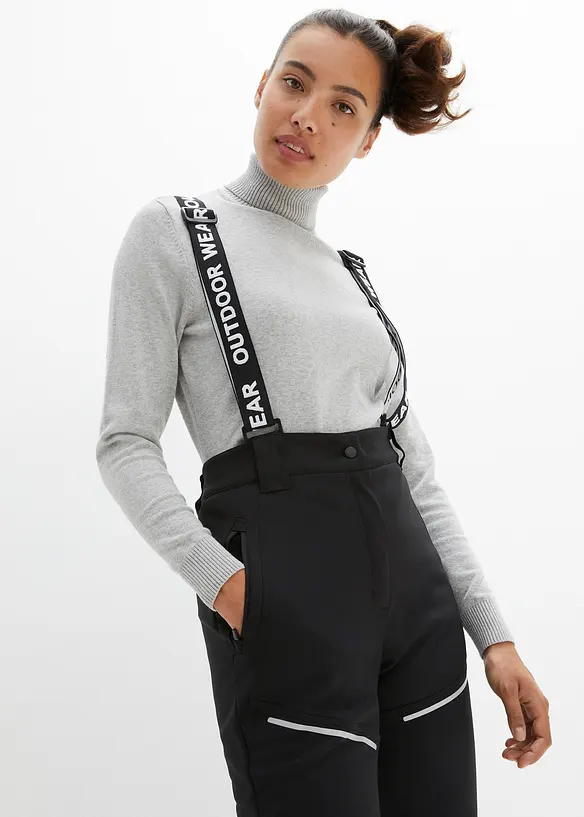 Vattenavvisande funktionsbyxa i softshell med stretchandel, bonprix