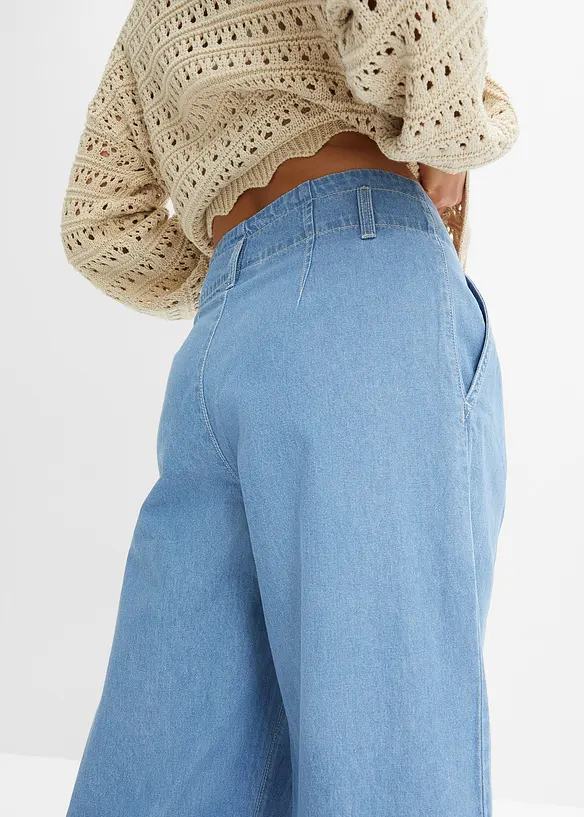 Wide Leg Jeans, Low Waist, bonprix