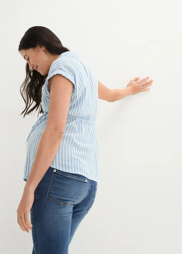 Mamma-/amningsblus i viskos, bonprix