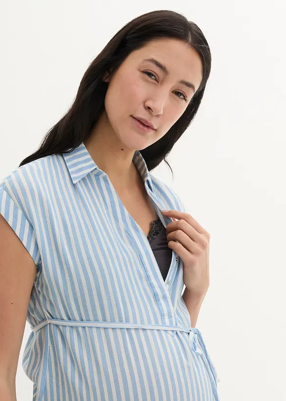 Mamma-/amningsblus i viskos, bonprix