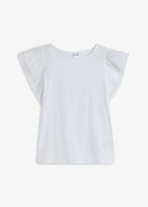 Topp med spets, bonprix