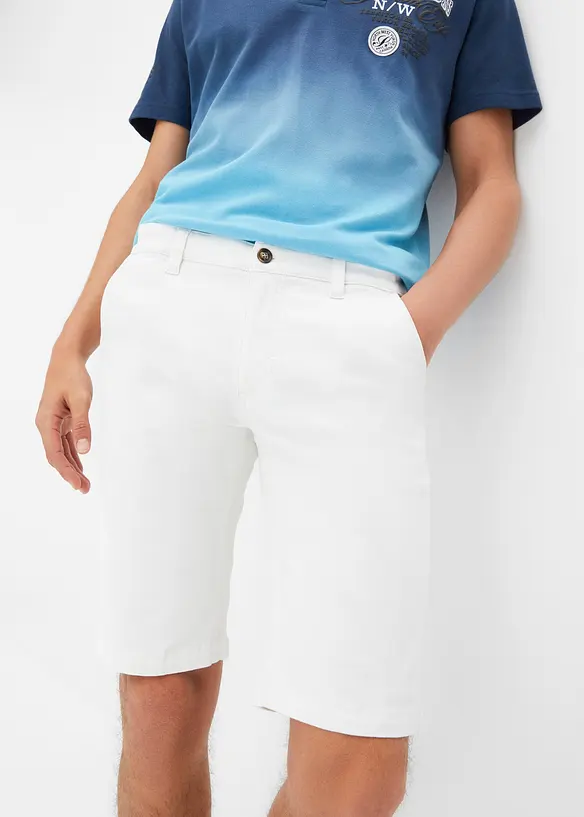 Bermudas i chinosmodell, slim fit, bonprix