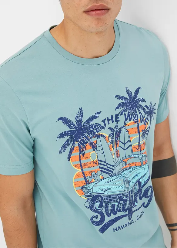 T-shirt i ekologisk bomull, bonprix