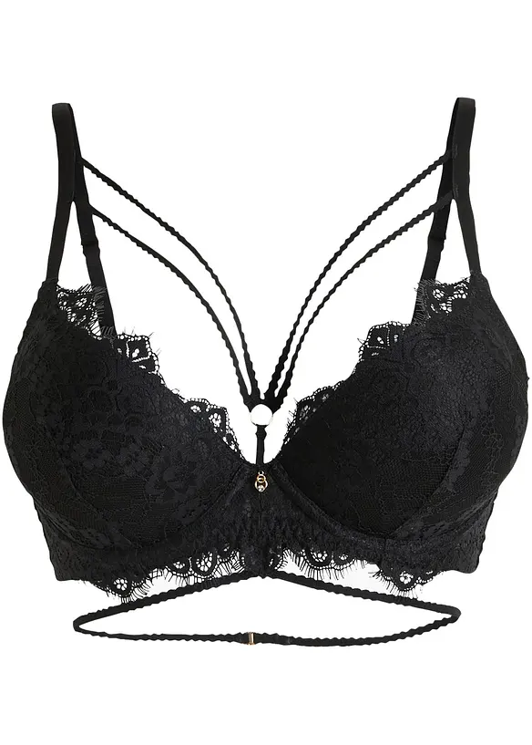 Push up-BH med fina detaljer, bonprix