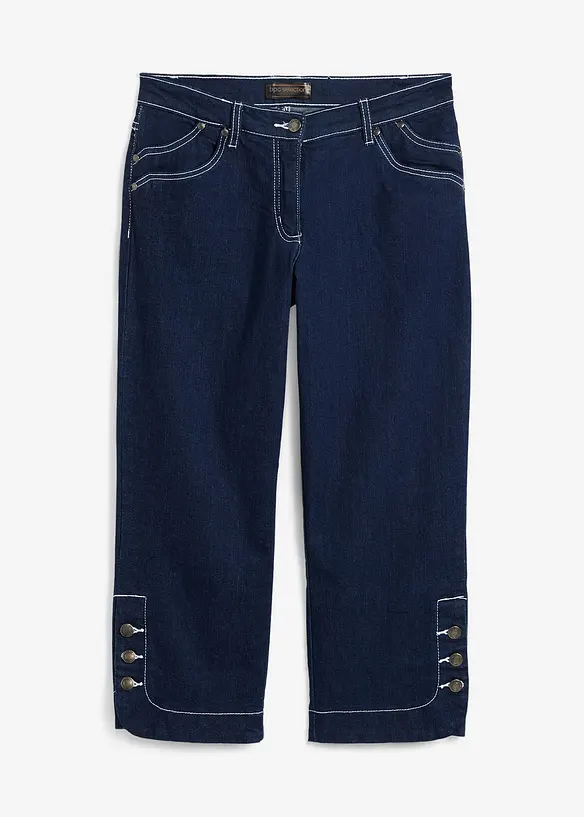 Capri Jeans Mid Waist, bonprix