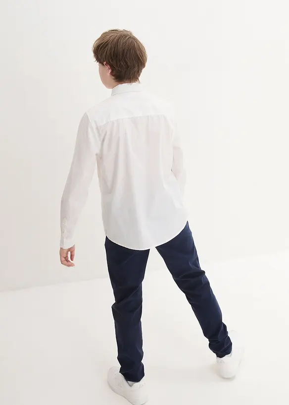 Chinos, skjorta och slips (3 delar), bonprix