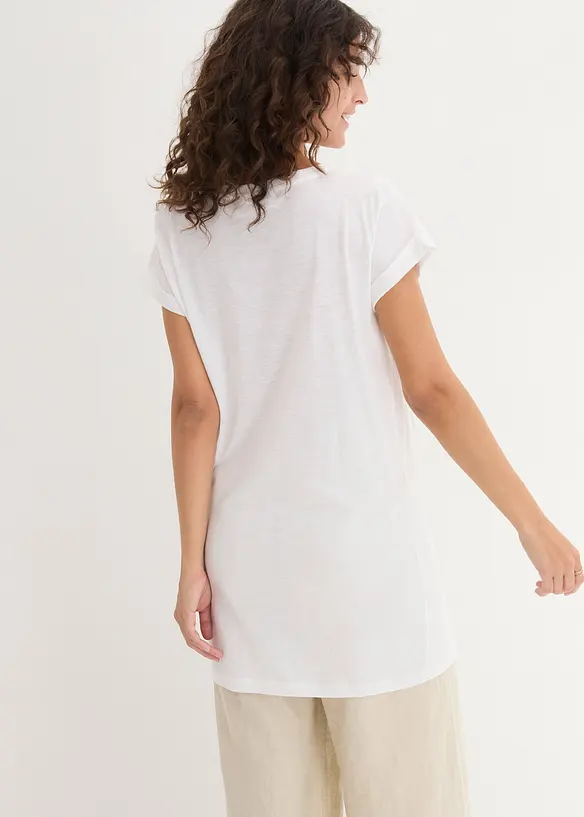 Boxy lång topp , kortärmad, bonprix