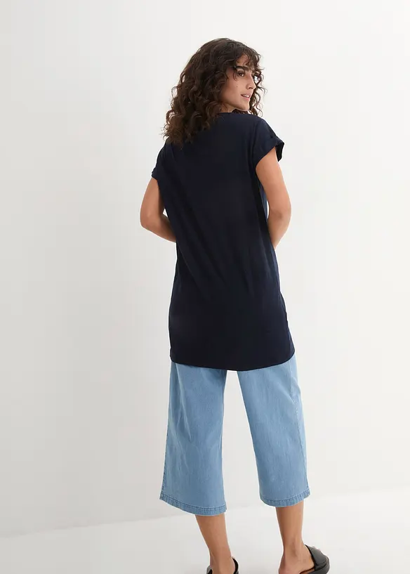 Boxy lång topp , kortärmad, bonprix
