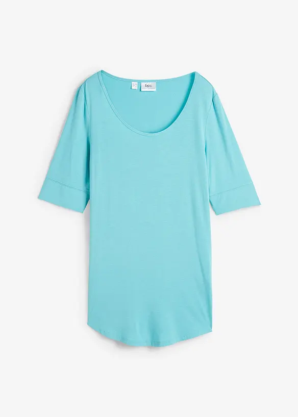 Lång topp i mjuk viskos, bonprix