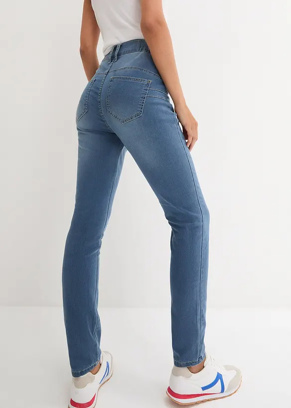 Super Stretch Highwaist Jeans i Slim Fit, bonprix