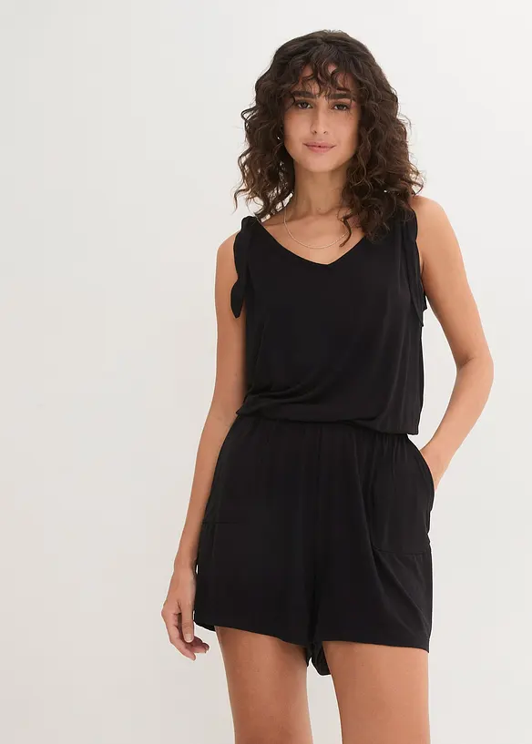 Jerseyjumpsuit i hållbar viskosblandning, bonprix
