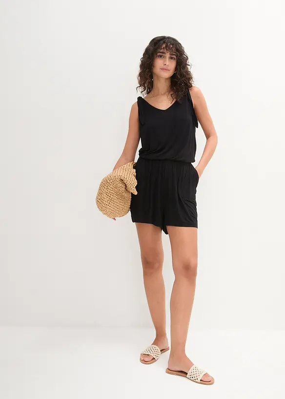 Jerseyjumpsuit i hållbar viskosblandning, bonprix