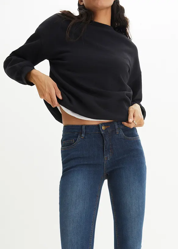 Skinny Jeans Mid Waist, Stretch, bonprix