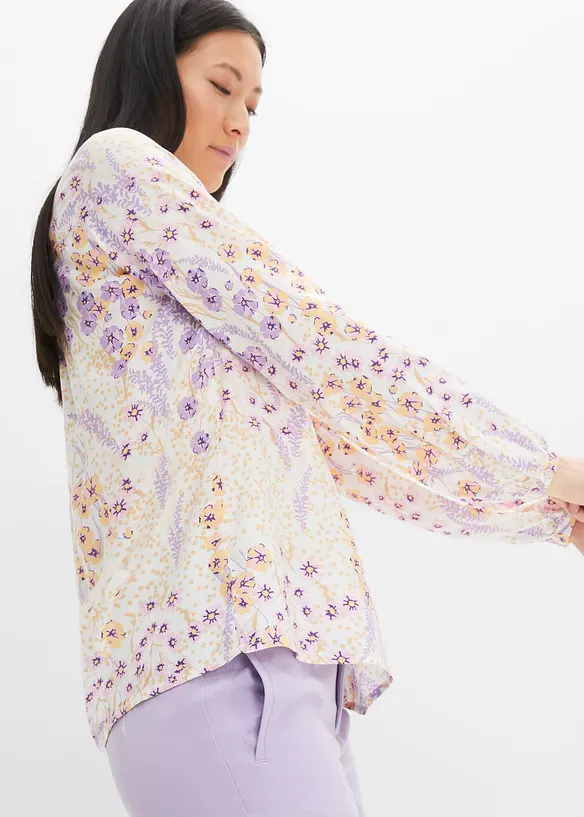 Blus av mjuk viskos, bonprix
