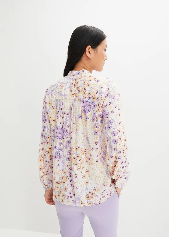 Blus av mjuk viskos, bonprix
