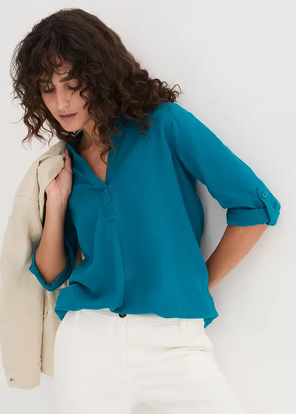 3/4-linneblus, bonprix