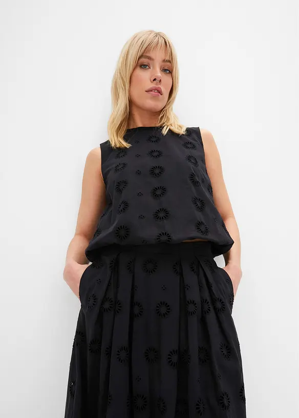 Maxikjol i ekologisk bomull, bonprix