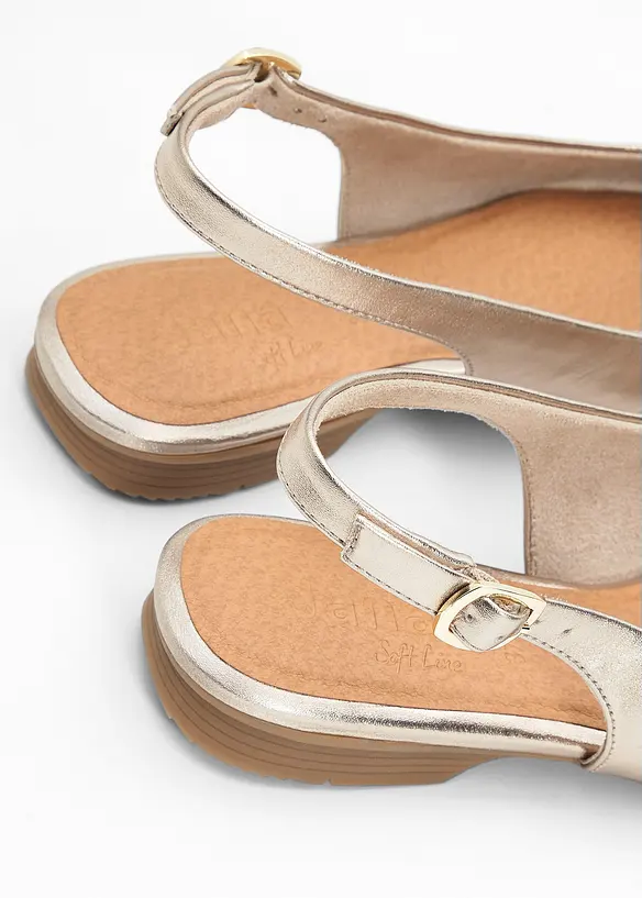 Ballerinaskor med slingback och bekväm vidd från Jana, Jana