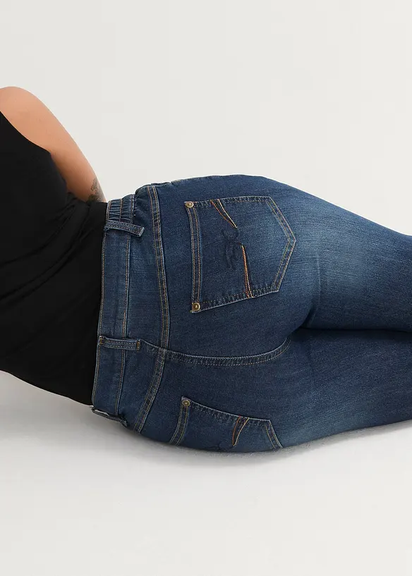 Skinny Jeans Mid Waist, med bekväm midja, bonprix