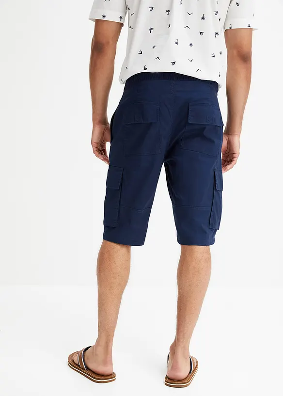 Dra på-shorts i cargomodell, Regular Fit, bonprix